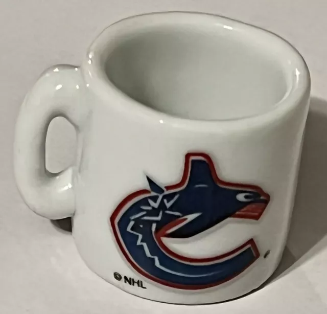 Vancouver Canucks Mini Coffee Mug Gumball NHL Vending Machine Hockey