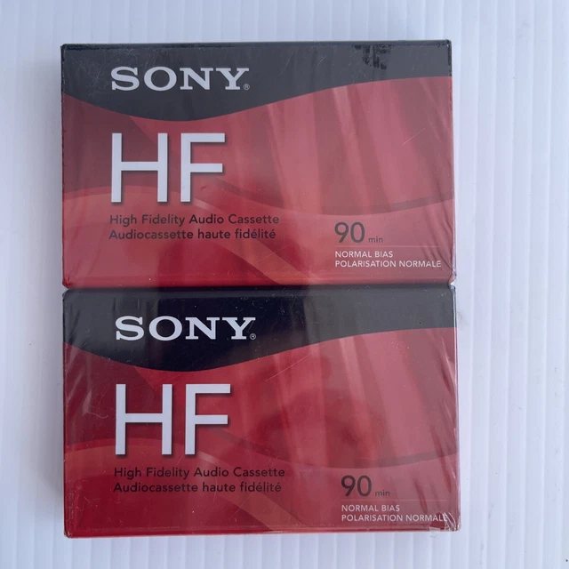 SONY HF HIGH Fidelity Normal Bias Audio Cassette 90 minutes NEW sealed