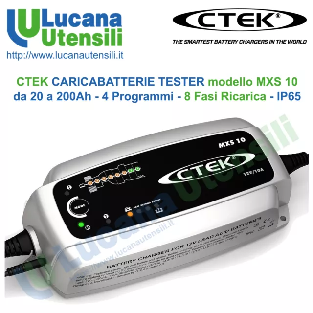 CTEK MXS 5.0 Polar (56-855) Caricabatteria, Completamente automatico tra  gli altri per auto, B EUR 94,90 - PicClick IT
