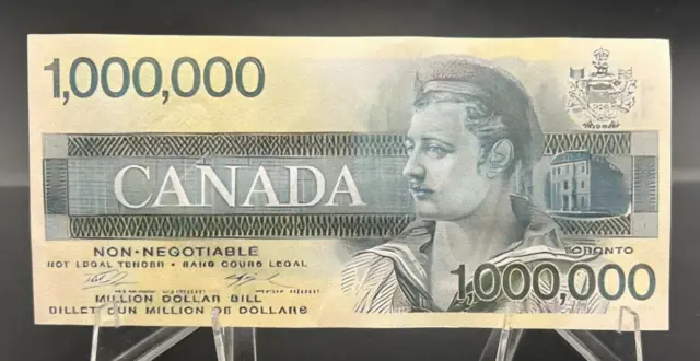 2022 Canada 1 million $$$ Fantasy Banknote - Train Railway