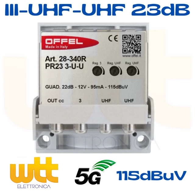 Amplificatore/ filtro LTE da palo Q-BOSS 790 UHF televes