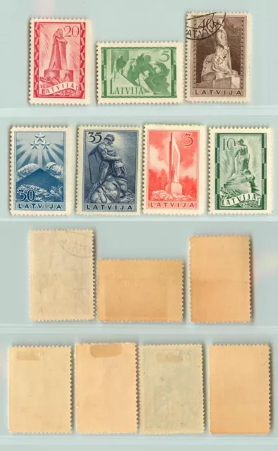 Latvia 🇱🇻 1937 SC 193-199 mint or used . rt6528