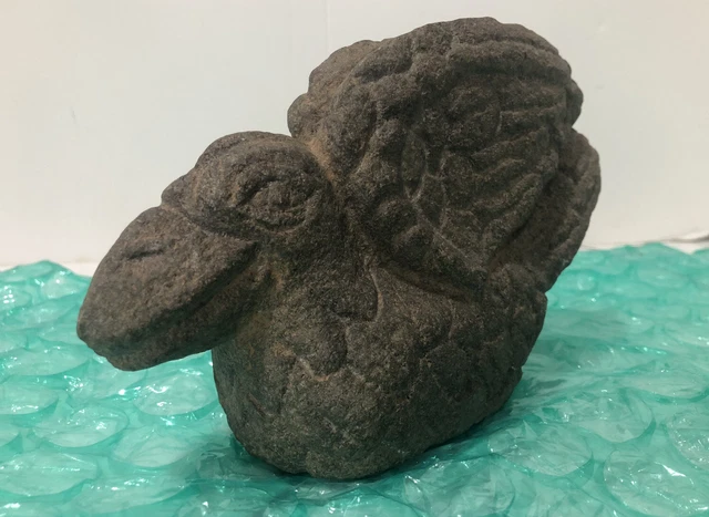 Vintage 7” Zemi Taino Culture Hand Carved Bird Effigy  CE 900-1200 Hispaniola