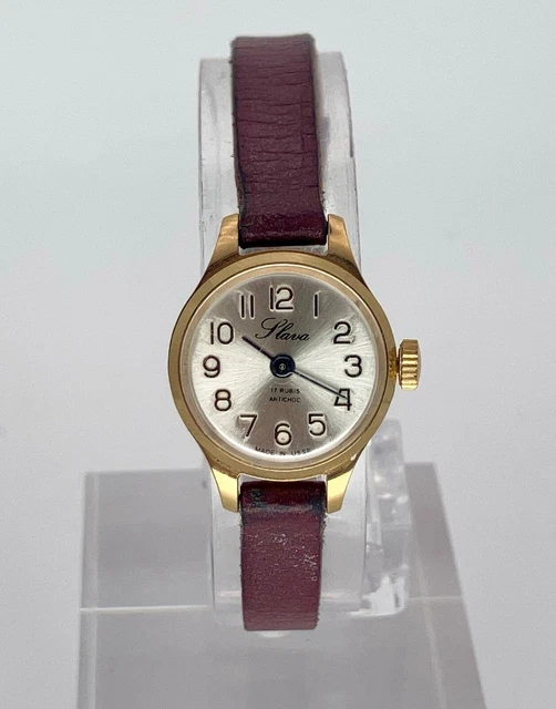 Montre Vintage Femme DULCI - Mécanique à Remontage Manuel, 17 Rubis, Boîtier Acier - Classique Et Rétro