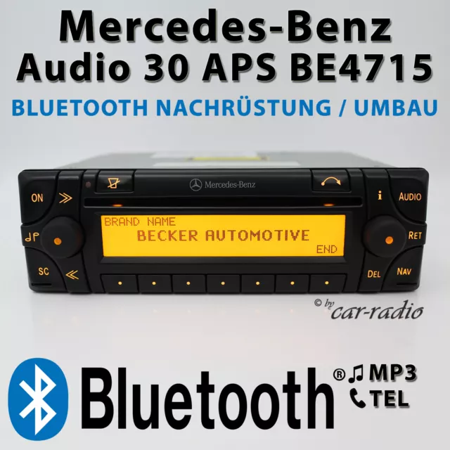 Modernisierung für Mercedes-Benz Audio 30 APS BE4715 Bluetooth Umbau Nachrüstung