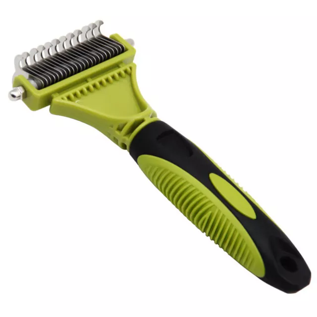 Pet Cat Dog Hair Fur Shedding Trimmer Grooming Dematting Rake Comb Brush Tool US 5