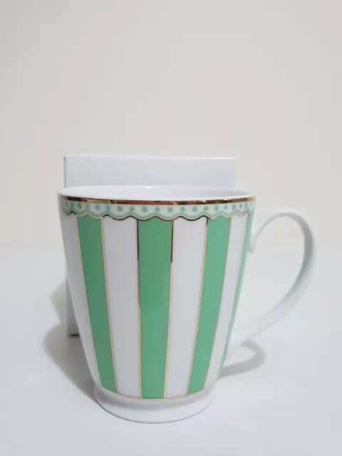 Noritake Carnival Apple Green Fine China Mug New In Box