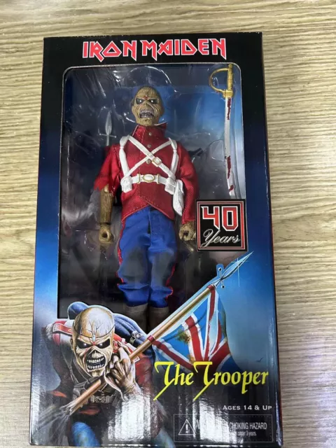 NECA Iron Maiden 40 YEARS The Trooper Eddie Clothed ACTION FIGURE IN STOCK