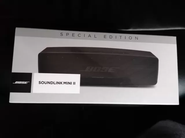Bose SoundLink Mini II Special Edition Lautsprecher - Triple Black  Neu