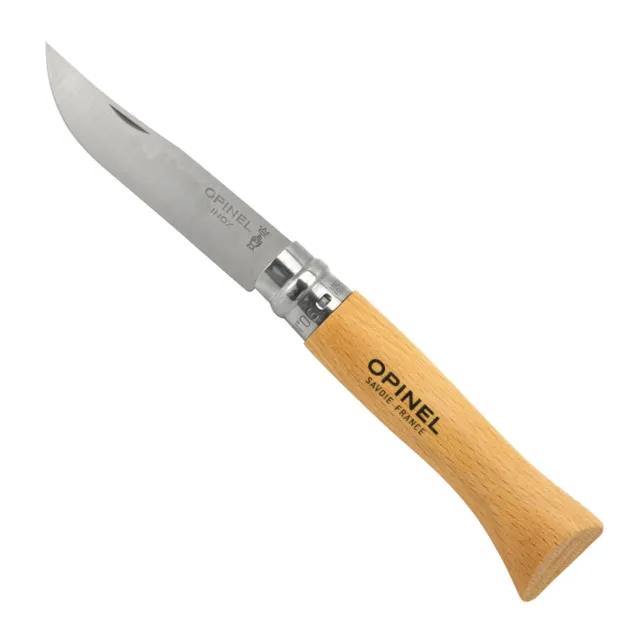 Coltello pieghevole Opinel n. 6 acciaio inox faggio taglia 06 coltello da tasca INOX N°6