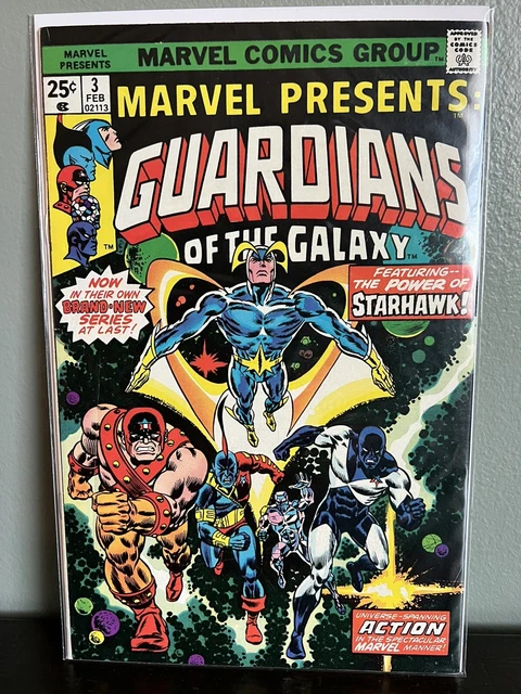 MARVEL PRESENTS #3 1st Solo Guardians of the Galaxy 1975 MARVEL COMICS