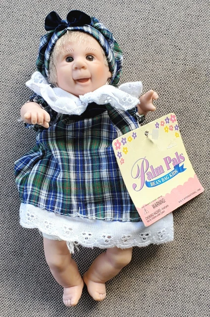 GI-GO Toys Palm Pals Creepy Ugly Face Bean Bag 8" Doll w/ Original Tag 1996 RARE