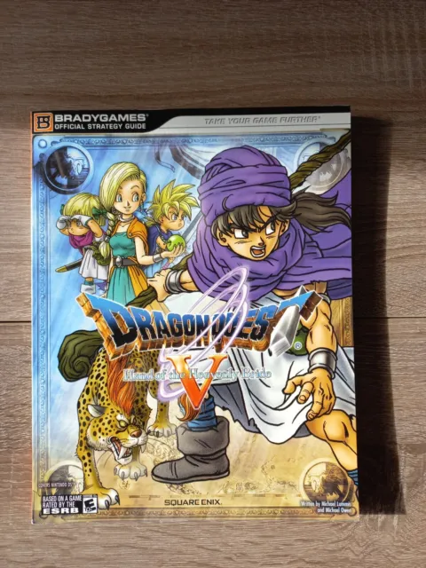 DRAGON QUEST V BradyGames Official Strategy Guide VGC See Pics Rare Rpg Guide