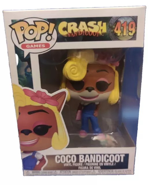 Funko Pop! Games | Crash Bandicoot | #419 Coco Bandicoot |