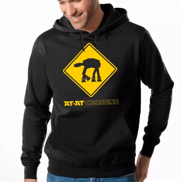 AT-AT Crossing Fun Star Wars Satire Parodie Comedy Spaß Kapuzenpullover Hoodie