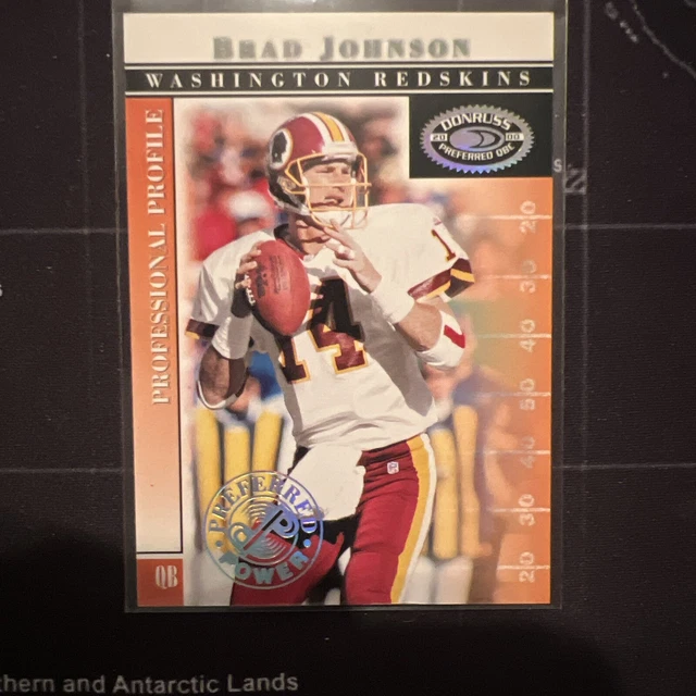 2000 DONRUSS PREFERRED Professional Profil QBC/500 Brad Johnson