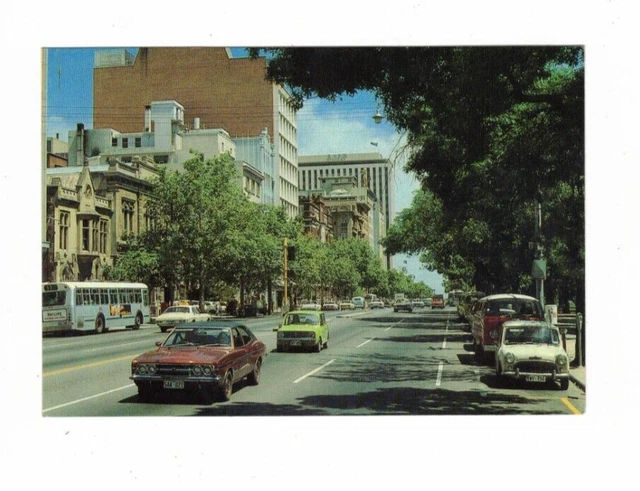 Australia Postcard, NORTH TERRACE ADELAIDE SA