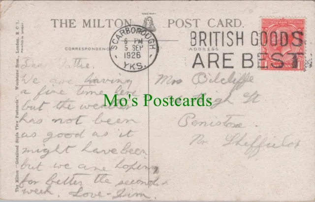 Genealogy Postcard - Bilcliffe, 36 High Street, Penistone, Nr Sheffield GL755