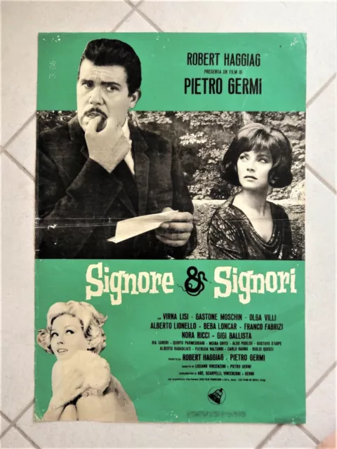 FOTOBUSTA SIGNORE & SIGNORI 1965 Treviso PIETRO GERMI Lisi Poster Originale  E EUR 32,90 - PicClick IT