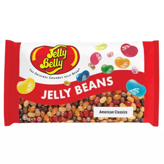 Jelly Belly American Classics 5 Flavours 1kg Bulk Pack Halloween Treat Favours