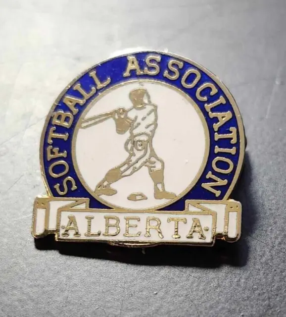 Alberta Soft Ball Association Pin - Alberta Canada