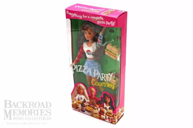 Vtg (1994) "Pizza Party! Courtney" (1:6) 10" Plastic Doll (SEALED), by Mattel