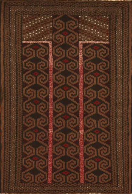 Tapis Oriental Authentique Tissé à la Main Persan 2748 (116 x 78) CM Neuf