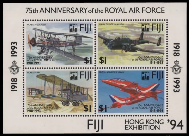 Fidschi 1994 - Mi-Nr. Block 10 I ** - MNH - Flugzeuge / Airplanes