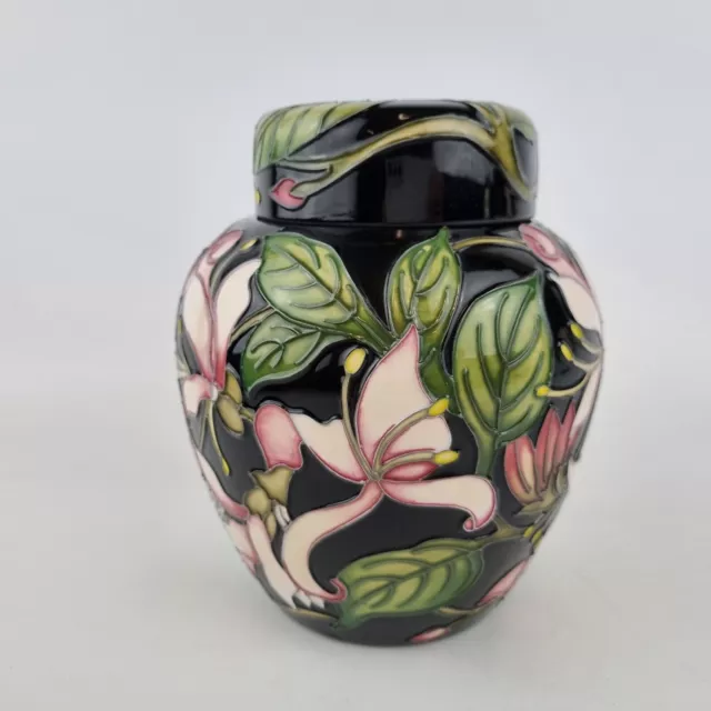 Moorcroft Pottery Trial Ginger Jar Karzai Honeysuckle 15cm High