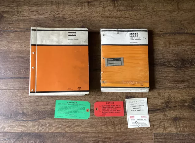 580C Case Construction King Loader/Backhoe Service Manual & Parts Catalog D1283