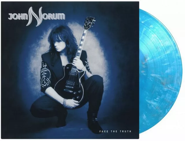 JOHN NORUM Face The Truth Limited LP blue marbled 180g Vinyl EUROPE Glenn Hughes