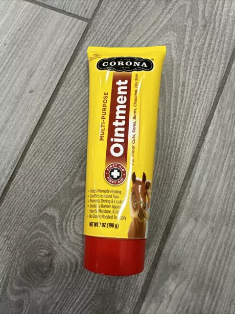 Corona Ointment 7oz Tube Cuts Abrasion Sores Burns Minimal Scaring First Aid