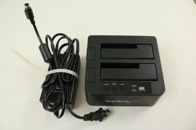StarTech SATDOCK22RE Standalone Hard Drive Duplicator Dock w/ Power (Untested)