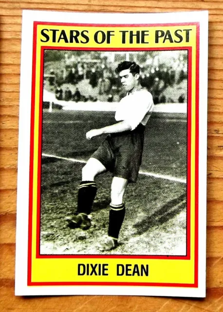Panini Fussball 85 Sterne Der Vergangenheit Dixie Dekan Nr. 382 Everton & Tranmere Legend