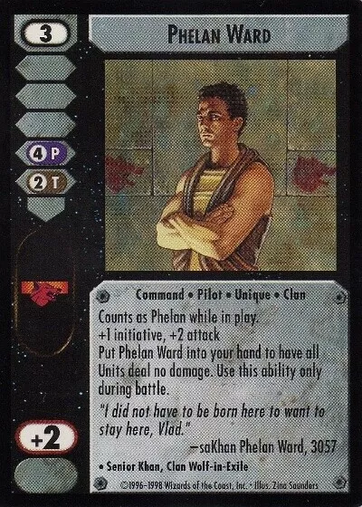 Phelan Ward (CE) - Commander's Edition - Battletech CCG