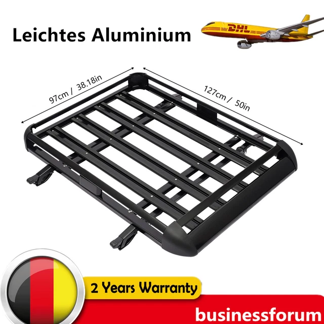 Box da tetto VDPMAA320 da 320 litri, con serratura e barre portatutto VDP Delta compatibile con Citroen Berlingo II (B9)/Berlingo II (B9) Van/Berlingo II (B9) XTR (5 porte) 2008-2018