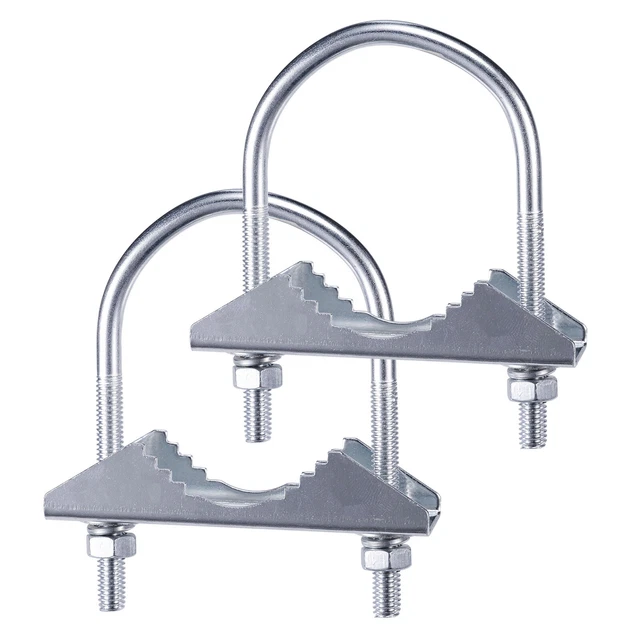 Aerial Pole Mast Outdoor UBolt Clamp For Helium Hotspot Fiberglass Miner Antenna
