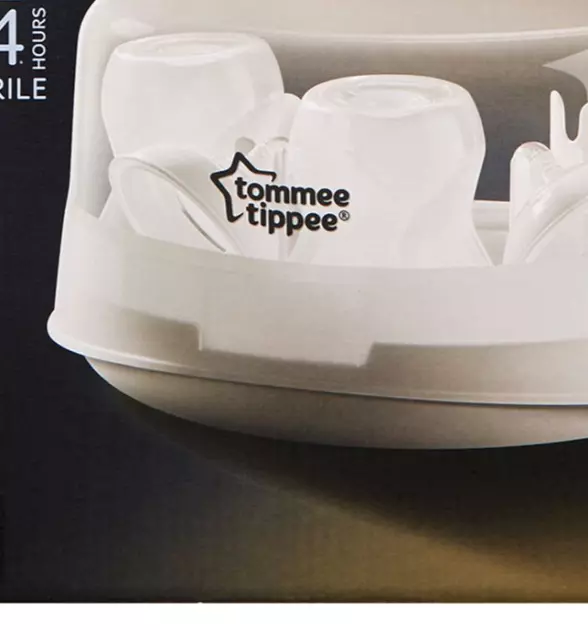 Tommee Tippee Micro-Ondes Stérilisateur pour Bébé Bouteilles 100% Naturel Vapeur 3