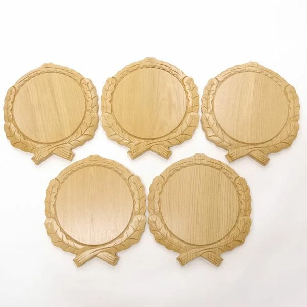 5 Pieza Keilerschilder Tallado Roble Claro Af 19 CM Tablero Keiler Gewaffbrett