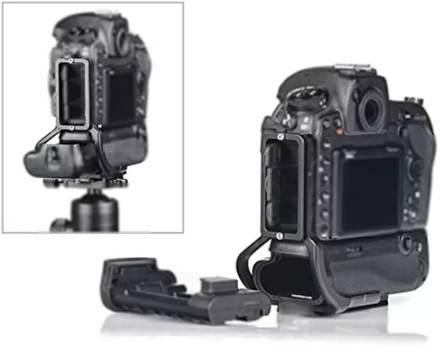 L-Bracket camera Battery Quick Release QR Plate Hand Grips Holder For Nikon D850