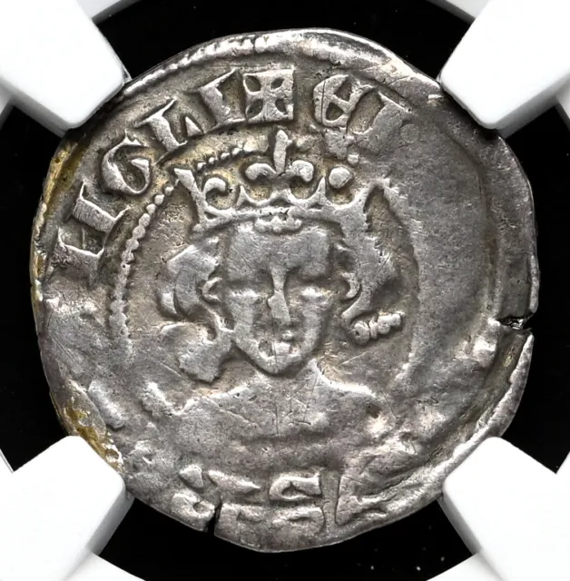 ENGLAND. Edward III. 1327-1377. Silver Penny, S-1592, Durham, NGC VF25