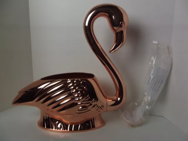 Absolut Elyx Copper Flamingo Punch Bowl Limited Edition Handmade Each Are Unique