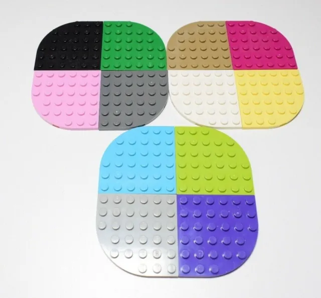 Lego 6003 Platte runde Ecke 6x6 Farbauswahl 8er Pack