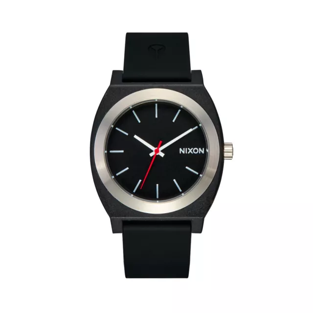 Nixon "Time Teller OPP" Watch (Black) Recycled Silicone Analog Watch