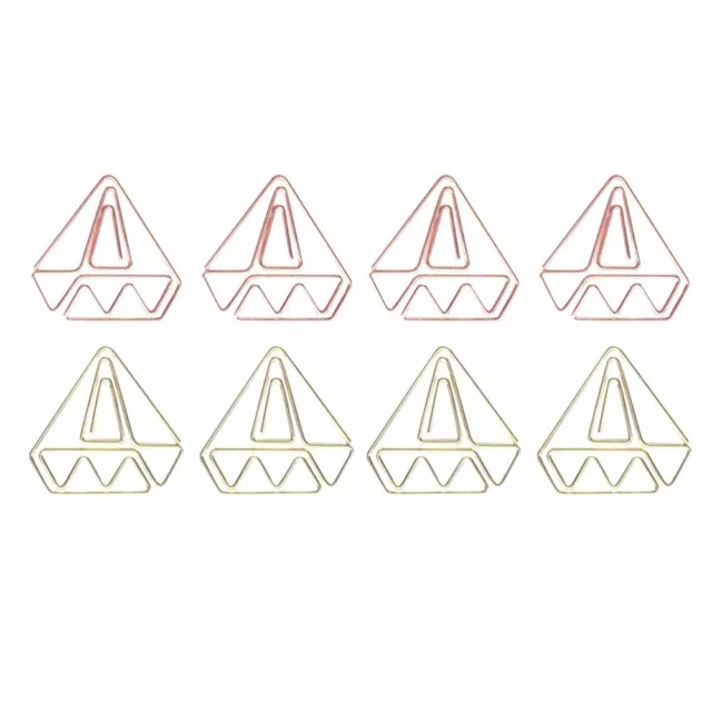 50pcs Bright Diamond Paperclip Paper Clips Marking Bookmark Pin Stationery