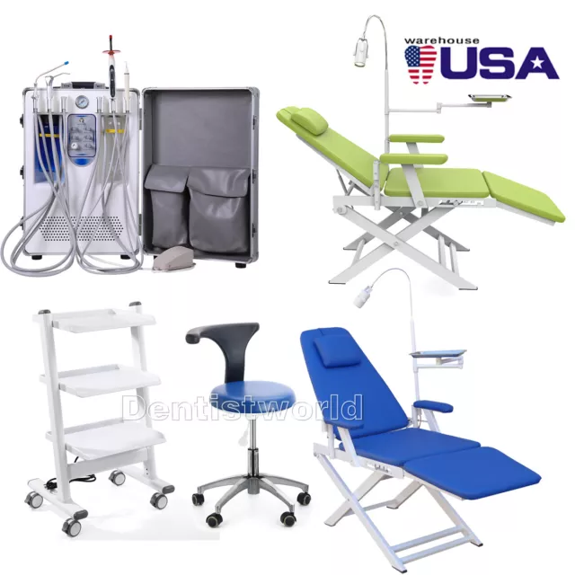 Dental Portable Mobile Delivery Unit Cure Light Scaler/Dental Folding Chair/Cart