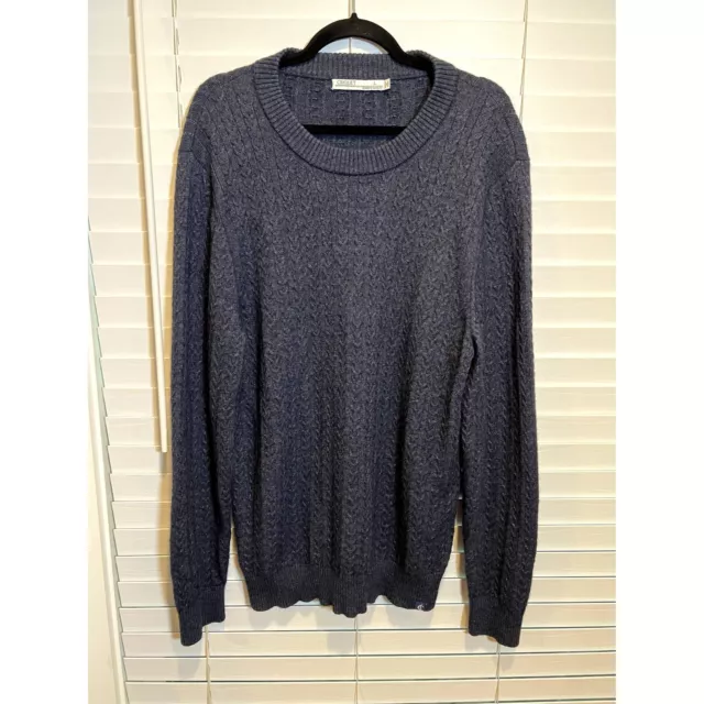 CRIQUET ALPACA WOOL Blend Men's Cable Knit Sweater - Size L $125.00 ...