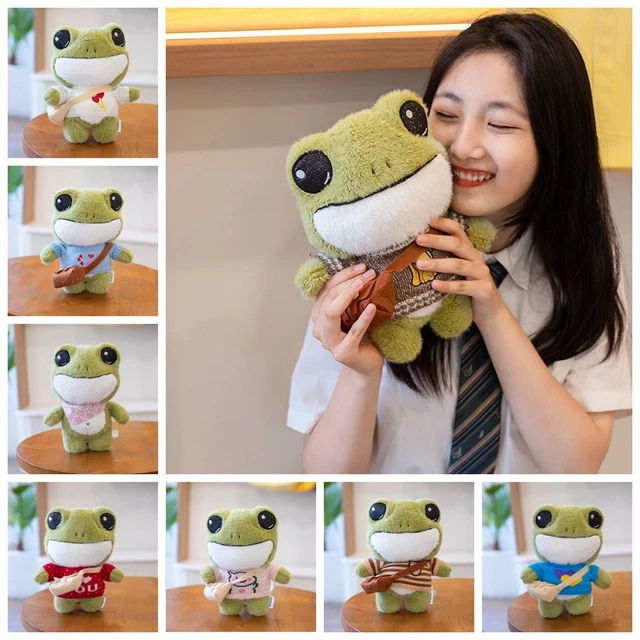 Frosch Plüschkissen 40 Cm – Weiches Kuschelkissen Für Kinder & Erwachsene Als Deko Oder Geschenk