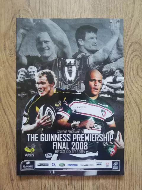 London Wasps v Leicester Tigers May 2008 Premiership Final