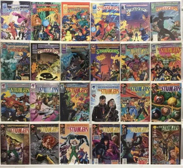 Malibu Comics Ultraverse The Strangers Run Lot 1-24 Plus Annual Missing #7 VF/NM